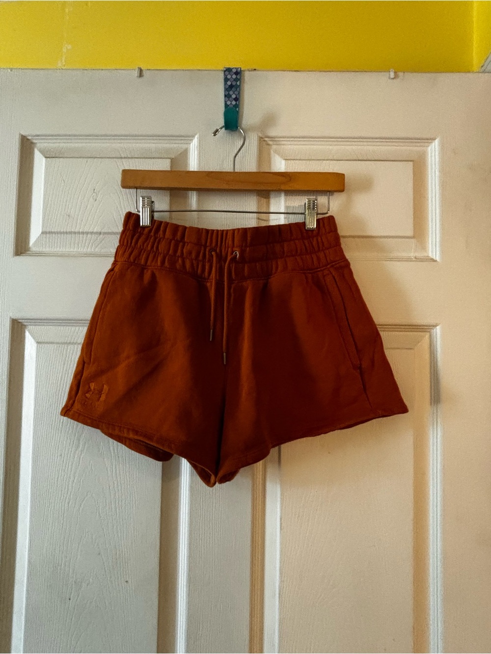 Women's burnt orange Under Armor Shorts